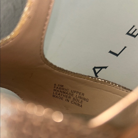 Alex Marie Shimmering Gold Heels - Picture 8 of 9